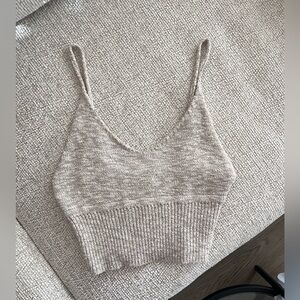 Women's Tan Knit Top